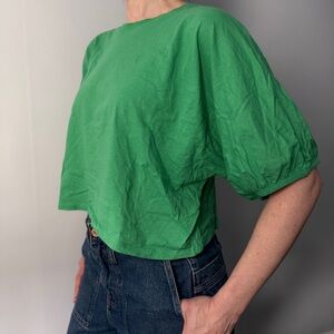 Zara Vibrant Green Short Sleeve Tee